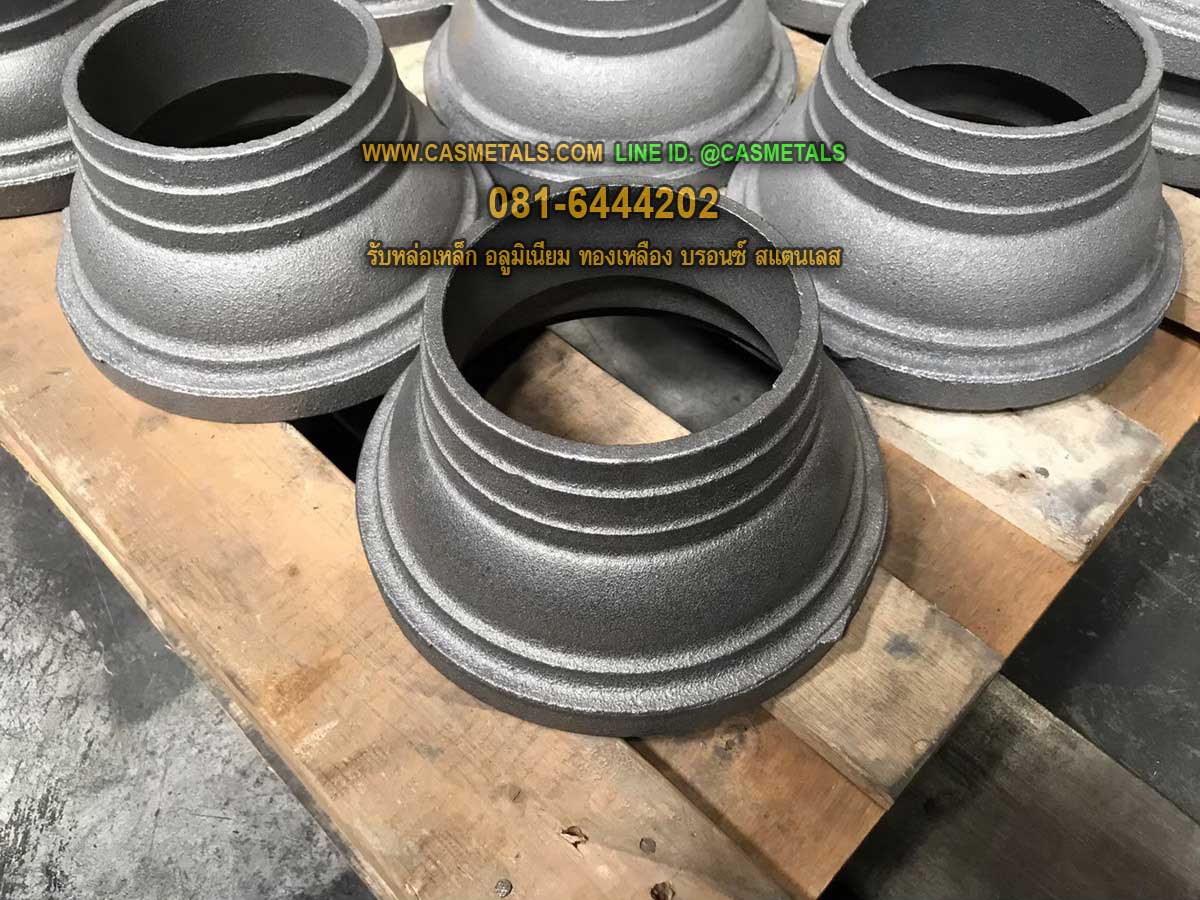 รับหล่อชิ้นงานเหล็กหล่อตามแบบ เหล็กหล่อ FC20 เหล็กหล่อเหนียว FCD45 casmetals.com
