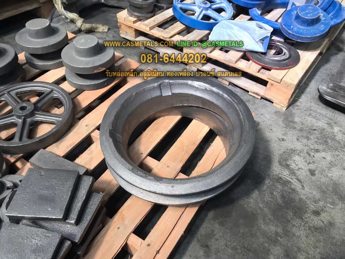 ฝาครอบเตาแก๊ส รับหล่อชิ้นงานเหล็กหล่อตามแบบ เหล็กหล่อ FC20 เหล็กหล่อเหนียว FCD45 casmetals.com