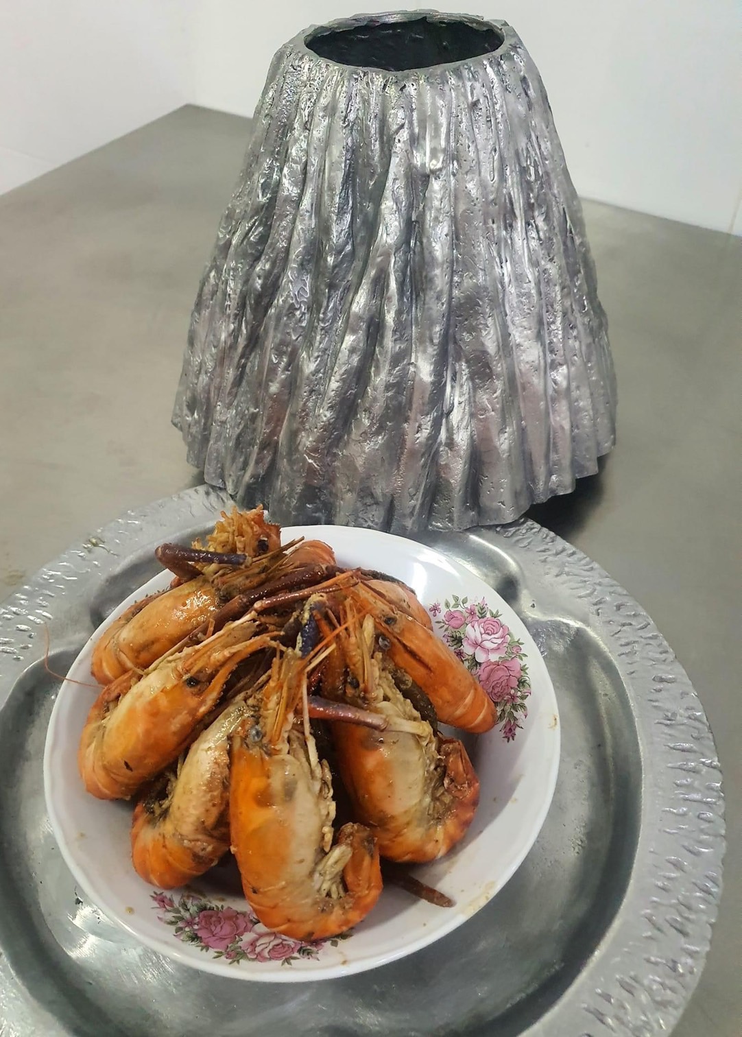 เมนูกุ้งภูเขาไฟ